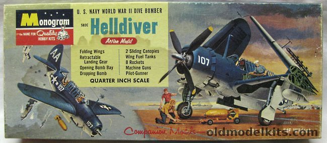 Monogram 1/48 Curtiss SB2C Helldiver -  Four Star Issue, PA69-149 plastic model kit